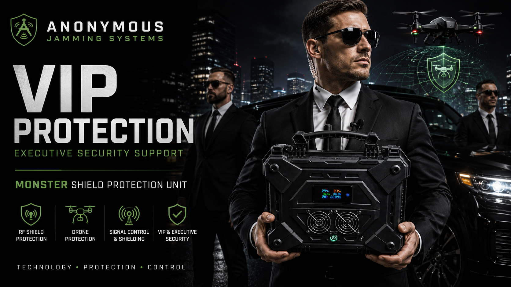 VIP Protection RF field protection